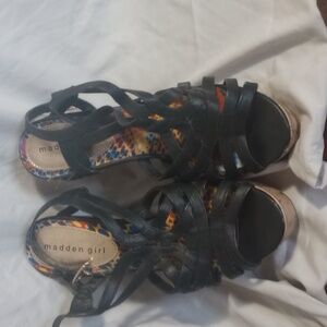Black Madden Girl Sandals 5inch heel